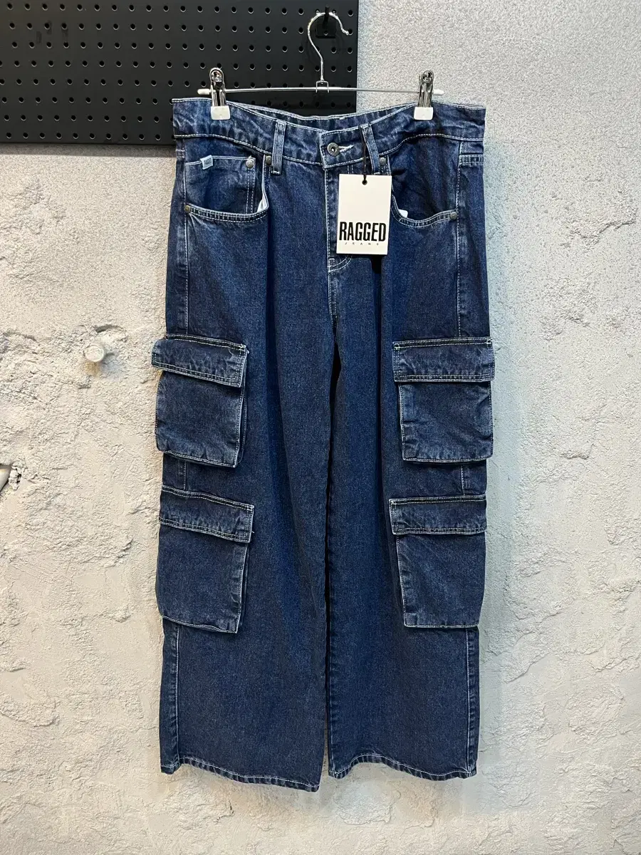 Ragged jeans 멀티 카고팬츠